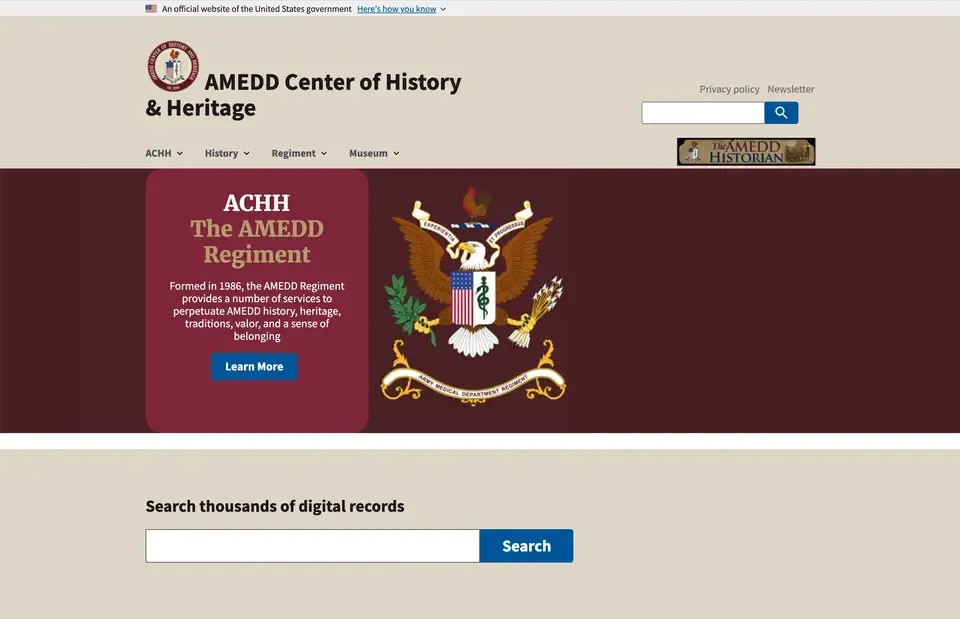 amedd center of history and heritage